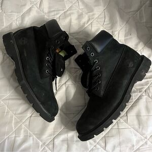 Black Timberland Work Boots